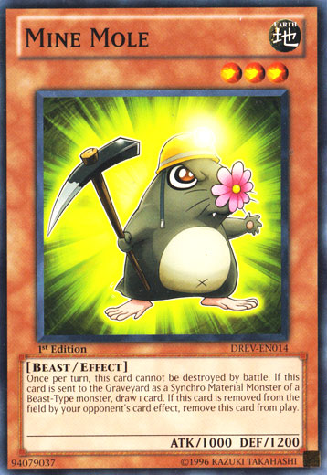 Mine Mole, Duelist Revolution Sneak Peek Participation Card · DREV-EN014