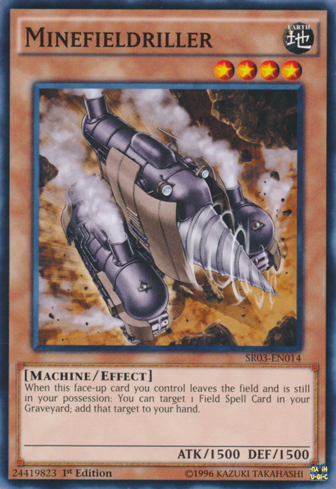 Minefieldriller, Machine Reactor Structure Deck · SR03-EN014