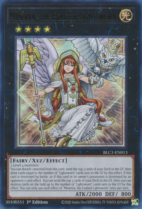 Minerva, the Exalted Lightsworn, Battles of Legend: Chapter 1 · BLC1-EN013