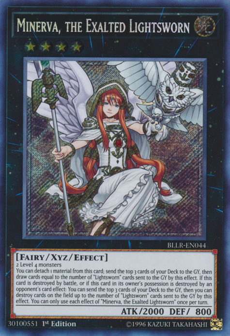 Minerva, the Exalted Lightsworn, Battles of Legend: Light's Revenge · BLLR-EN044