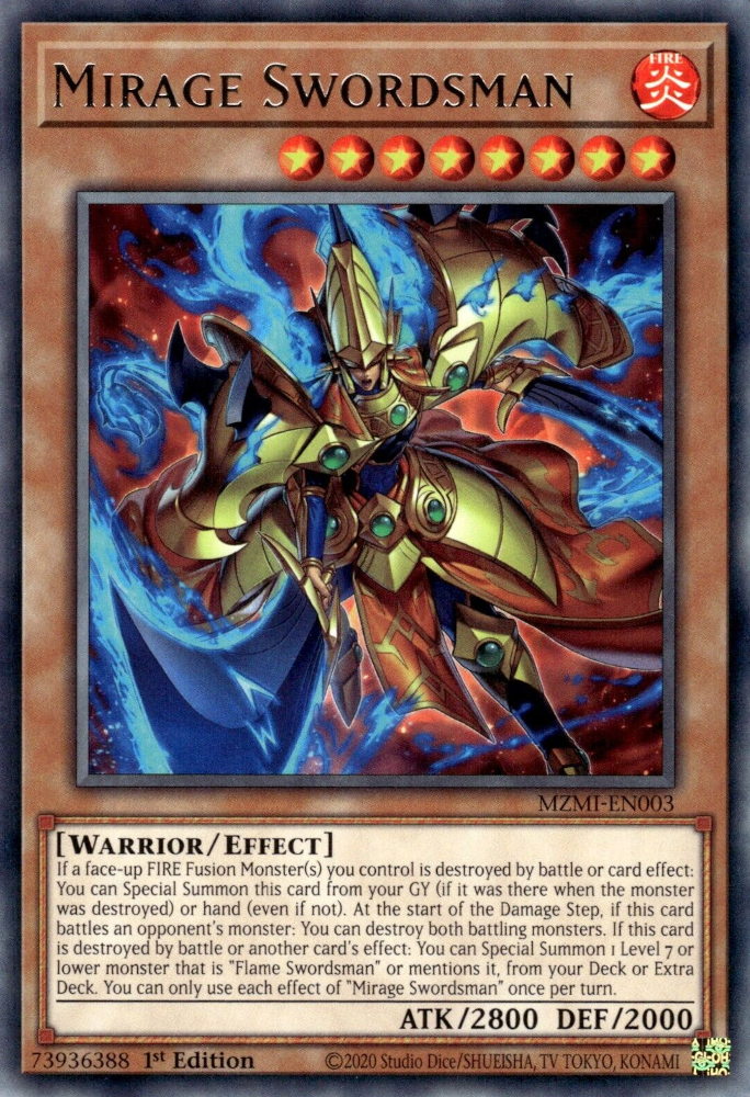 Mirage Swordsman, Maze of Millennia · MZMI-EN003