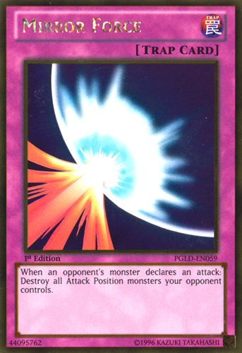 Mirror Force, Premium Gold · PGLD-EN059