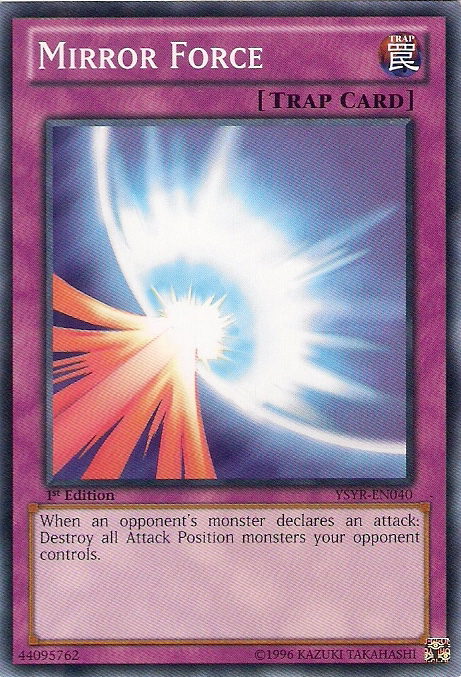 Mirror Force, Starter Deck: Yugi Reloaded · YSYR-EN040