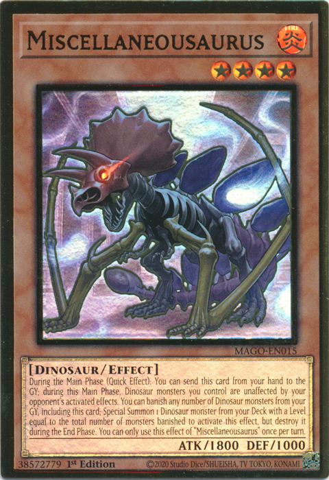 Miscellaneousaurus, Maximum Gold · MAGO-EN015