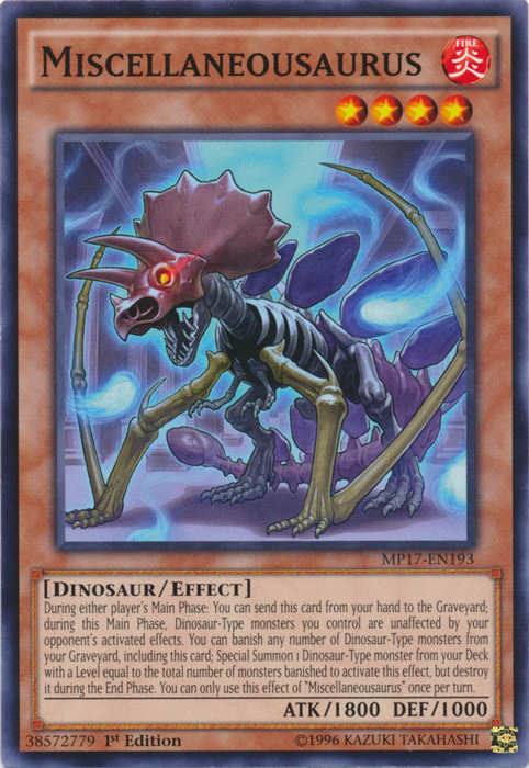 Miscellaneousaurus, 2017 Mega-Tin Mega Pack · MP17-EN193