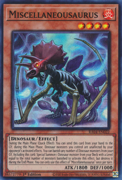 Miscellaneousaurus, Quarter Century Stampede · RA04-EN022