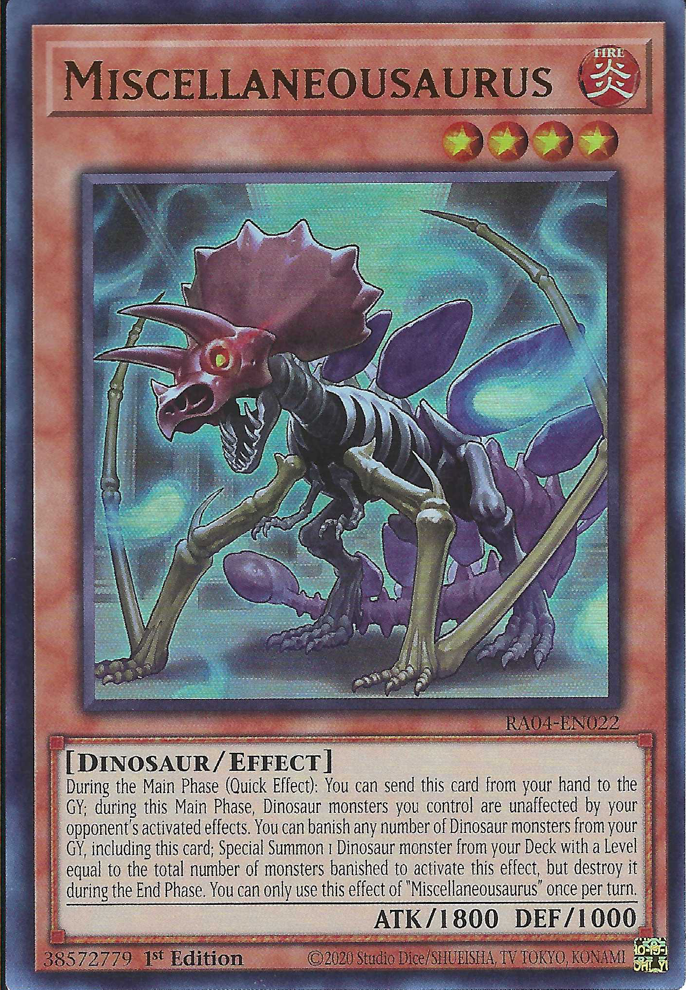 Miscellaneousaurus, Quarter Century Stampede · RA04-EN022