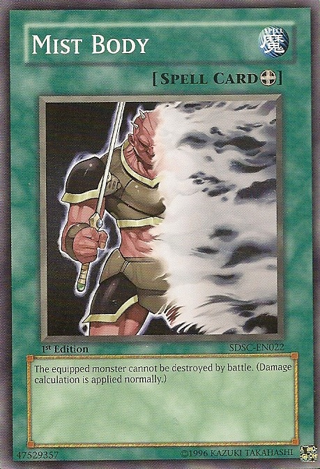 Mist Body, Spellcaster's Command Structure Deck · SDSC-EN022