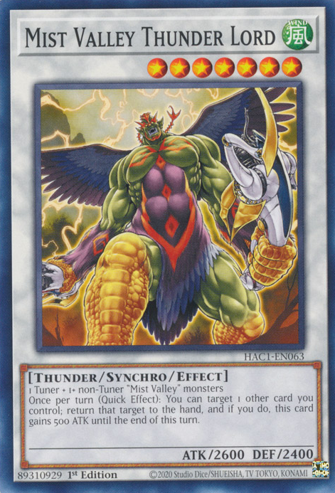 Mist Valley Thunder Lord, Hidden Arsenal: Chapter 1 · HAC1-EN063