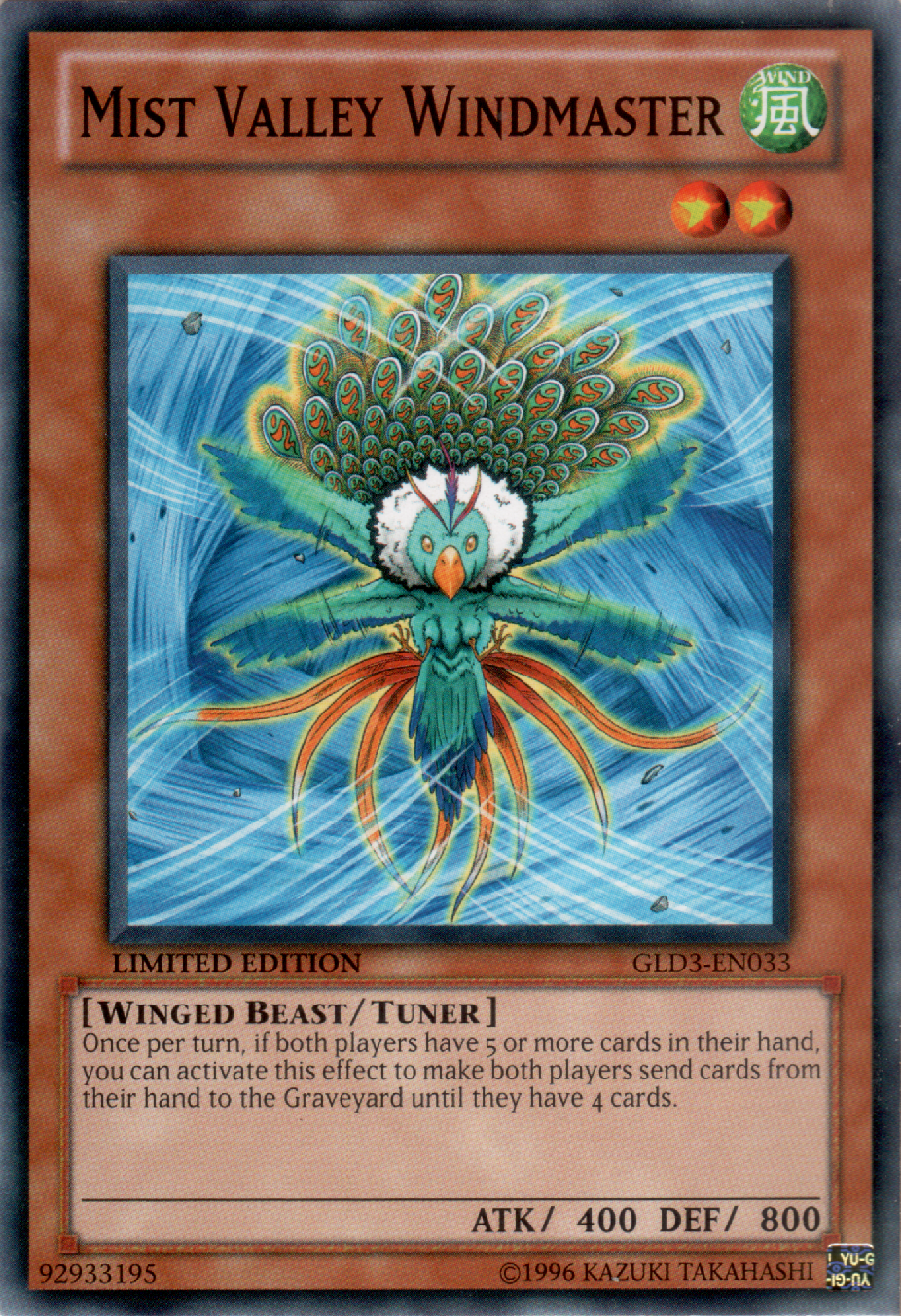 Mist Valley Windmaster, Gold Series 3 · GLD3-EN033