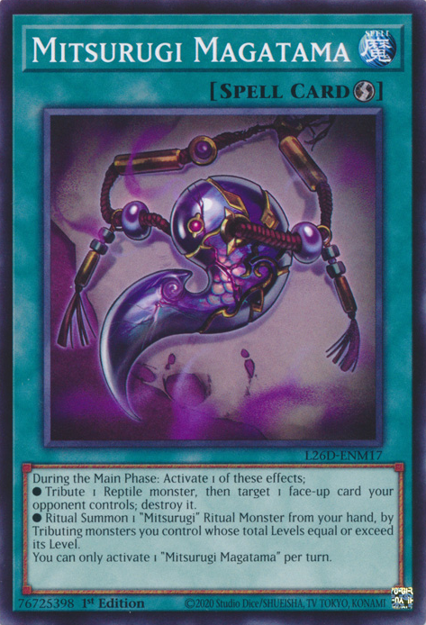 Mitsurugi Magatama, Legendary Modern Decks 2026 · L26D-ENM17