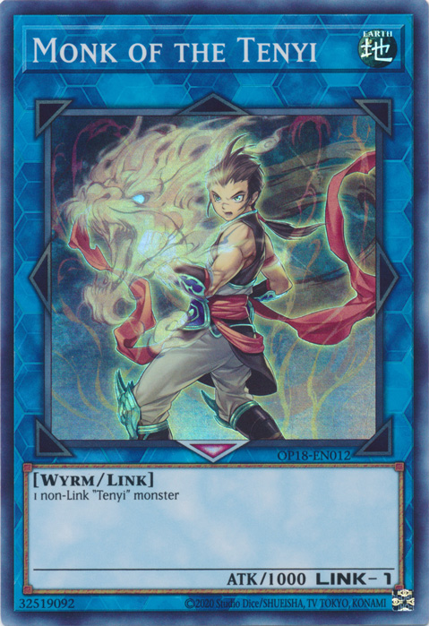 Monk of the Tenyi, OTS Tournament Pack 18 · OP18-EN012