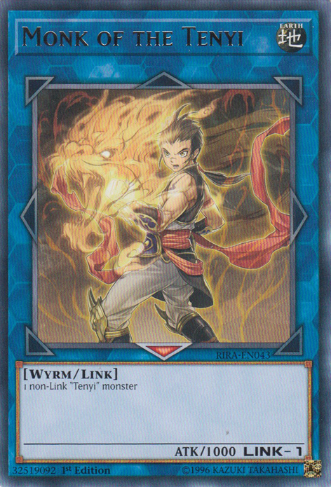 Monk of the Tenyi, Rising Rampage Sneak Peek Participation Card · RIRA-EN043