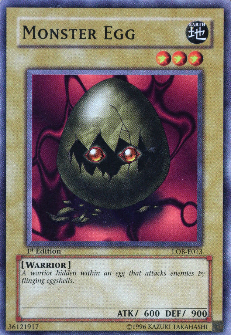 Monster Egg, Legend of Blue Eyes White Dragon · LOB-E013