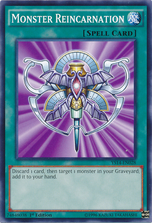 Monster Reincarnation, Space-Time Showdown Power-Up Pack · YS14-EN028