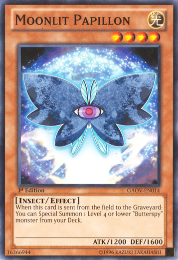 Moonlit Papillon, Galactic Overlord Sneak Peek Participation Card · GAOV-EN014