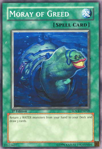 Moray of Greed, Stardust Overdrive Sneak Peek Participation Card · SOVR-EN058