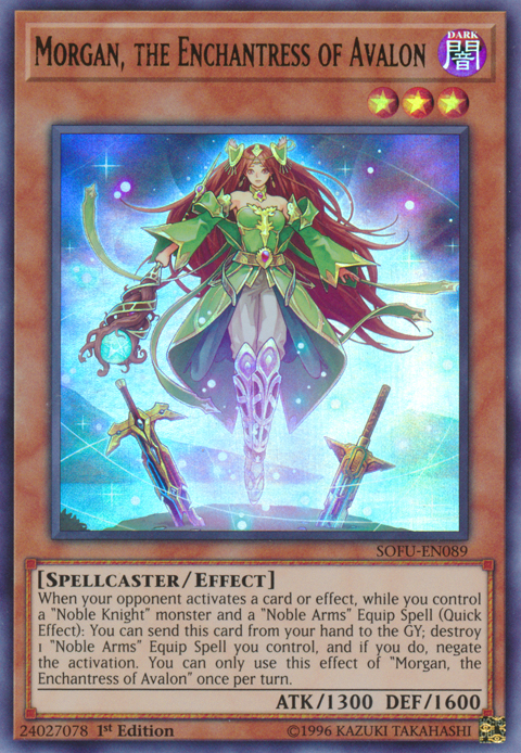 Morgan, the Enchantress of Avalon, Soul Fusion Sneak Peek Participation Card · SOFU-EN089