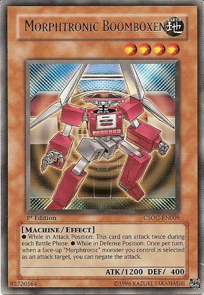 Morphtronic Boomboxen, Crossroads of Chaos Sneak Peek Participation Card · CSOC-EN009