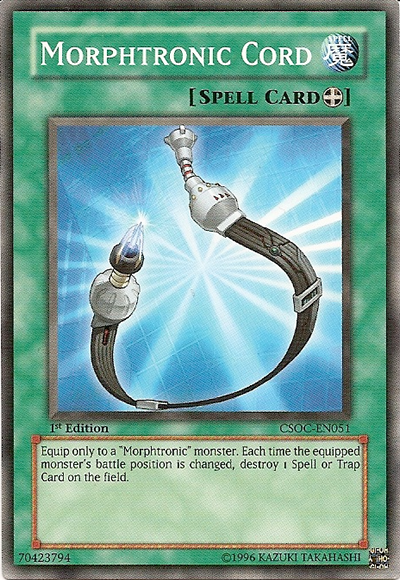 Morphtronic Cord, Crossroads of Chaos Sneak Peek Participation Card · CSOC-EN051