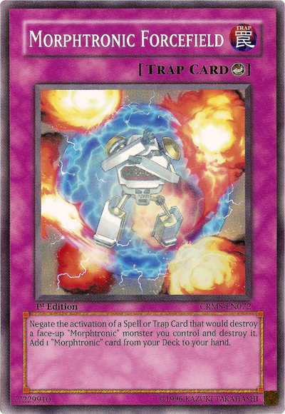Morphtronic Forcefield, Crimson Crisis Sneak Peek Participation Card · CRMS-EN072