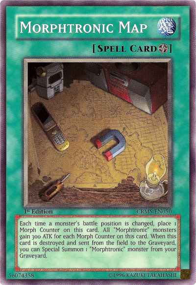 Morphtronic Map, Crimson Crisis Sneak Peek Participation Card · CRMS-EN050