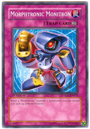 Morphtronic Monitron, Crossroads of Chaos Sneak Peek Participation Card · CSOC-EN072
