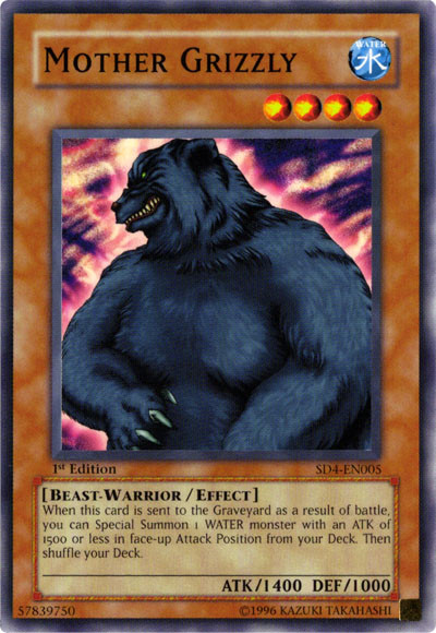 Mother Grizzly, Structure Deck: Fury from the Deep · SD4-EN005