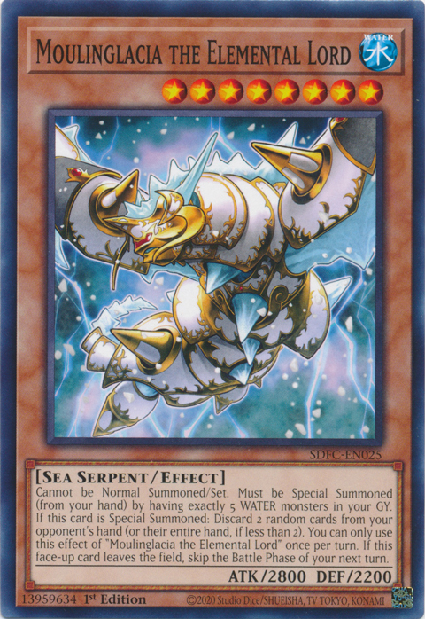 Moulinglacia the Elemental Lord, Structure Deck: Freezing Chains · SDFC-EN025