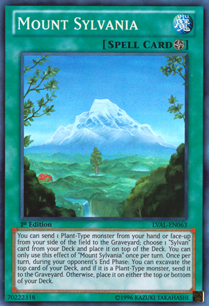 Mount Sylvania, Legacy of the Valiant Sneak Peek Participation Card · LVAL-EN063