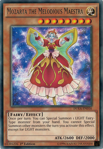 Mozarta the Melodious Maestra, Duelist Alliance Sneak Peek Participation Card · DUEA-EN016