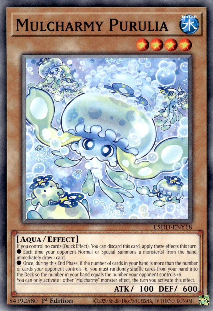 Mulcharmy Purulia, Legendary 5D's Decks · L5DD-ENY18