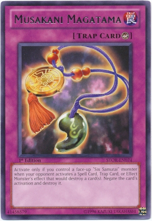 Musakani Magatama, Storm of Ragnarok Sneak Peek Participation Card · STOR-EN074
