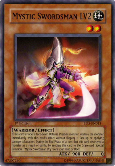 Mystic Swordsman LV2, Structure Deck: Warrior's Triumph · SD5-EN013
