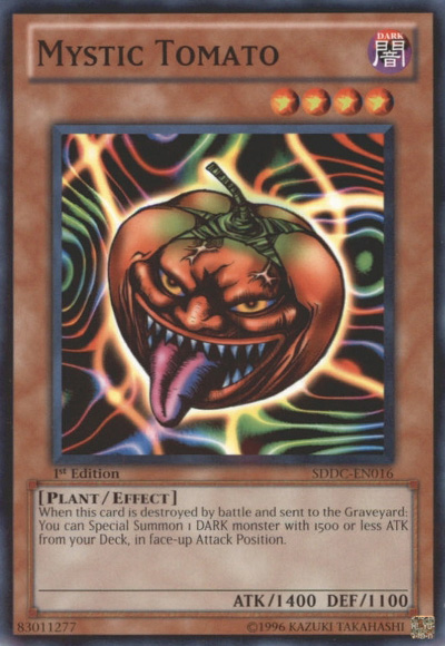 Mystic Tomato, Dragons Collide Structure Deck · SDDC-EN016