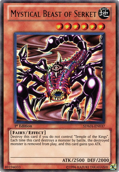 Mystical Beast of Serket, Structure Deck: Marik (TCG) · SDMA-EN037
