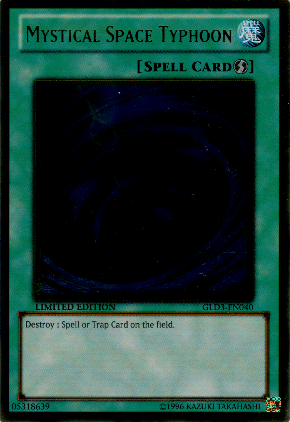 Mystical Space Typhoon, Gold Series 3 · GLD3-EN040