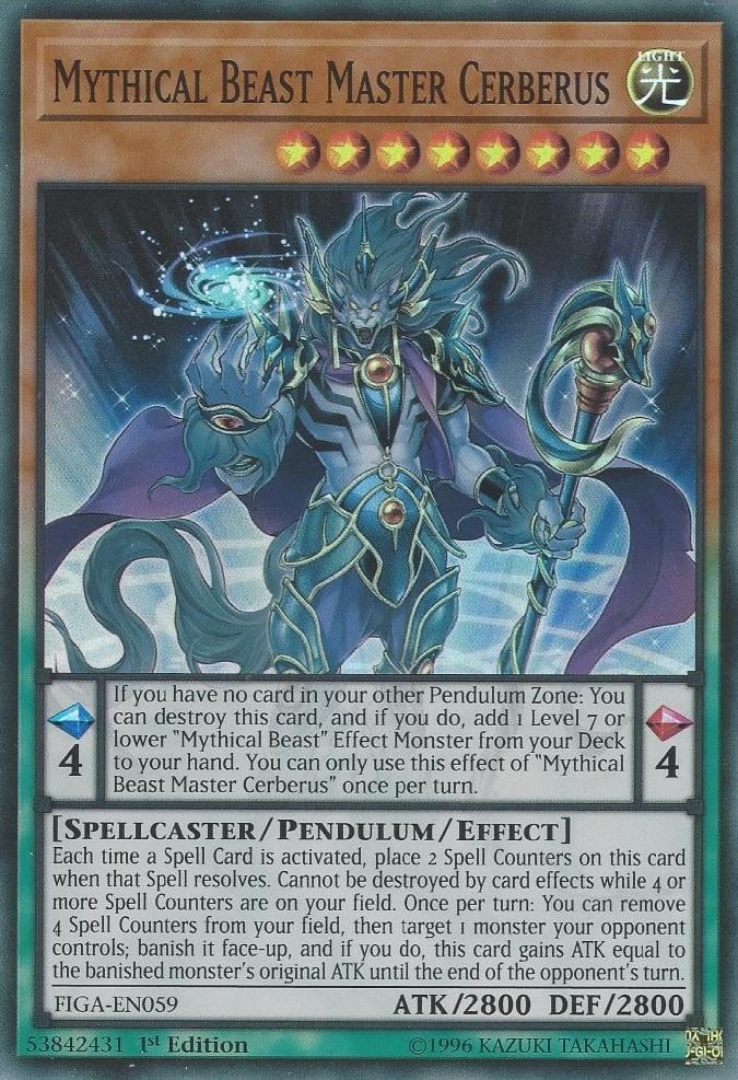 Mythical Beast Master Cerberus, Fists of the Gadgets · FIGA-EN059
