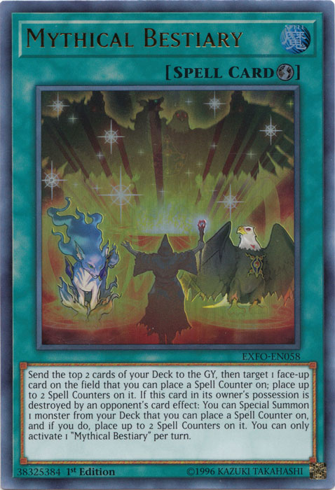 Mythical Bestiary, Extreme Force Sneak Peek Participation Card · EXFO-EN058