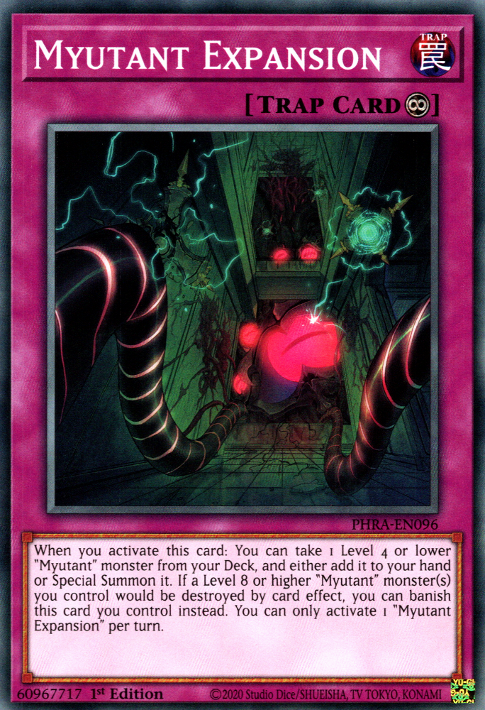 Myutant Expansion, Phantom Rage Premiere! promotional card · PHRA-EN096