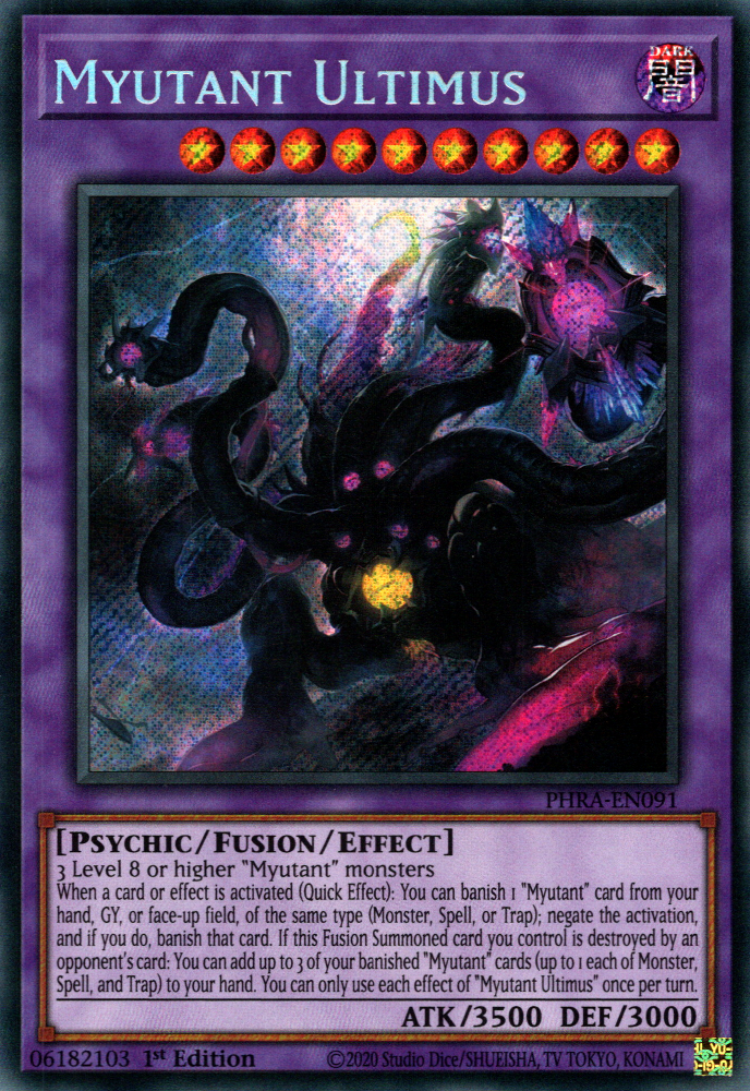 Myutant Ultimus, Phantom Rage Premiere! promotional card · PHRA-EN091