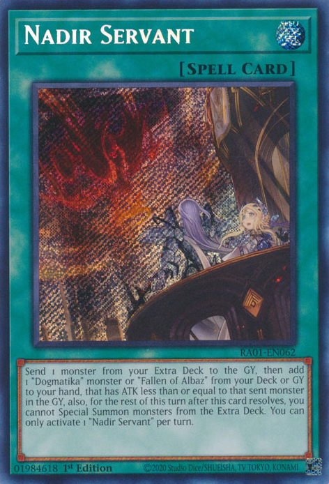 Nadir Servant, 25th Anniversary Rarity Collection · RA01-EN062