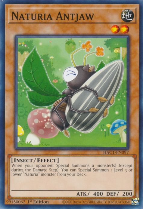 Naturia Antjaw, Hidden Arsenal: Chapter 1 · HAC1-EN097