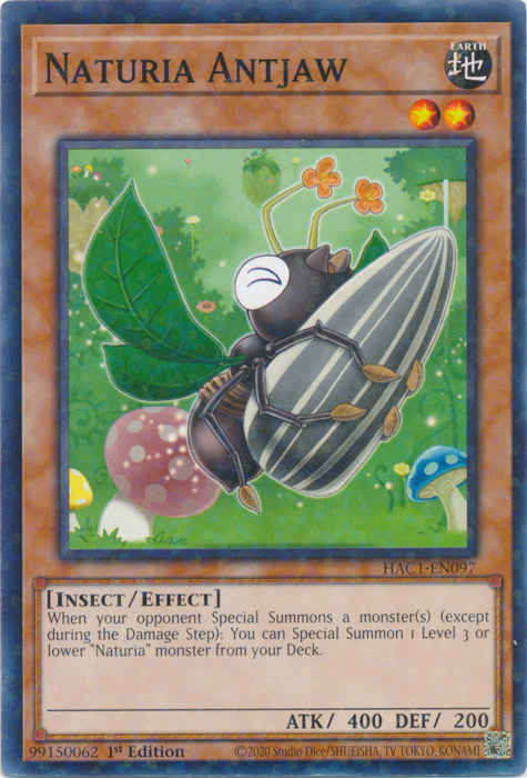 Naturia Antjaw, Hidden Arsenal: Chapter 1 · HAC1-EN097