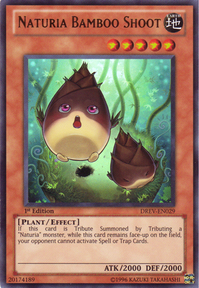 Naturia Bamboo Shoot, Duelist Revolution Sneak Peek Participation Card · DREV-EN029