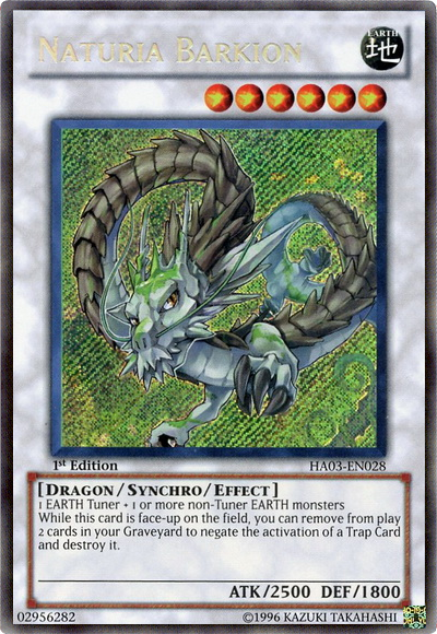 Naturia Barkion, Hidden Arsenal 3 · HA03-EN028