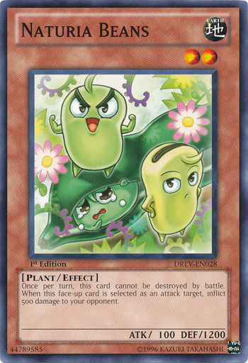Naturia Beans, Duelist Revolution Sneak Peek Participation Card · DREV-EN028