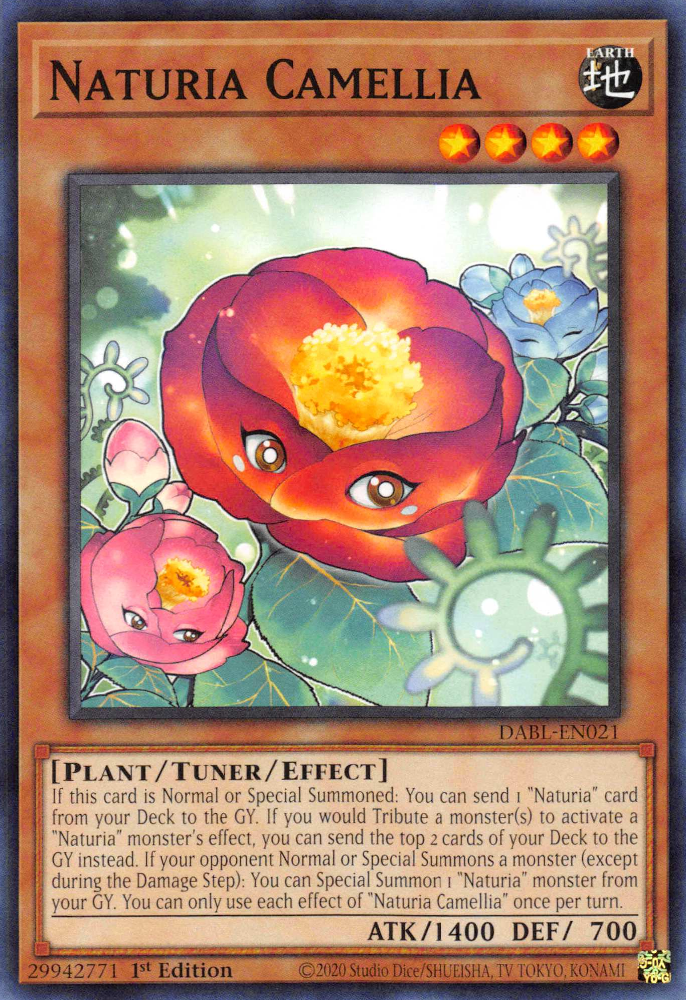Naturia Camellia, Darkwing Blast · DABL-EN021