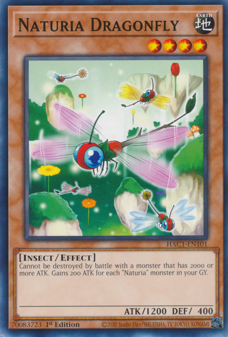 Naturia Dragonfly, Hidden Arsenal: Chapter 1 · HAC1-EN101