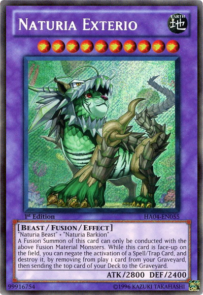 Naturia Exterio, Hidden Arsenal 4: Trishula's Triumph · HA04-EN055
